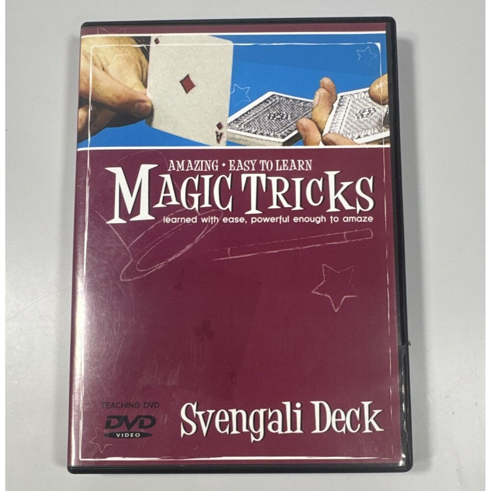Magic Makers Magic Tricks: Svengali Deck Teaching DVD 2008 Tall Case MPN 2102